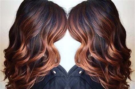 Whether you're blonde, brunette or a natural redhead, copper highlights make for the perfect transitional style which just so. Pin on Brown Ombre Color Hair Styles & Extensions