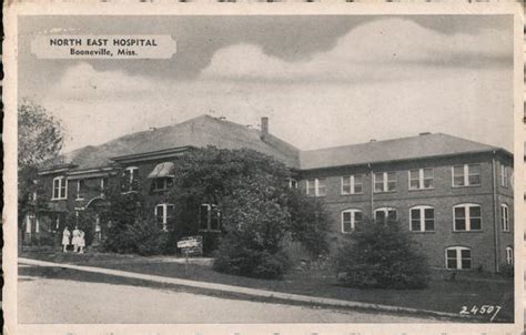 North East Hospital Booneville MS Postcard