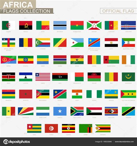 Bandeiras Do Continente Africano