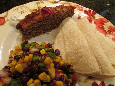 Remove the vegan meatloaf from the oven. These Recipes: Mexican Meat Loaf with Black Bean and Corn ...