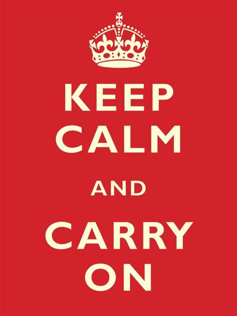 Keep Calm And Carry On Metal Wall Art 4 Sizes Metal Wall Signs