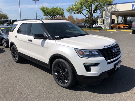 The cargo bed is just four feet long but does have a watertight, lockable tonneau. New 2019 Ford Explorer SPORT 4WD Sport Utility in ...
