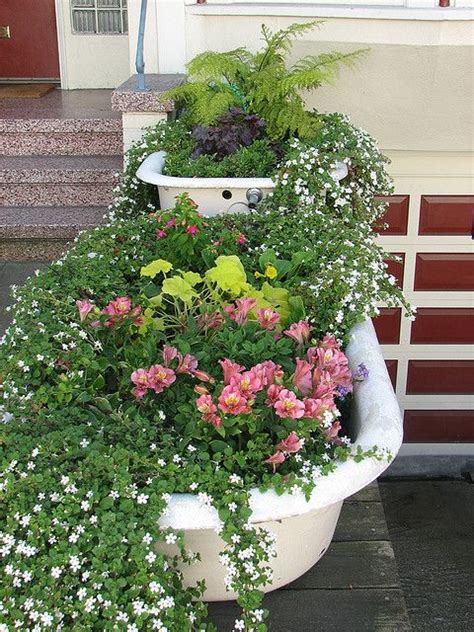 Olivia & aiden luxury bathtub caddy tray (bamboo. Bathtub Flowers | Garden bathtub, Flower garden, Garden tub