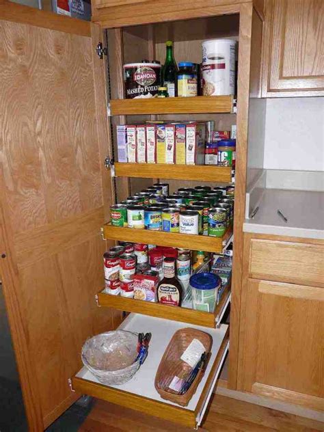 Pull out pantry shelves make use of every inch of space in your cabinets and drawers so you'll be able to store all your necessary things right where you need them. Pull Out Shelves for Pantry Cabinet - Decor Ideas