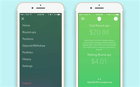 Acorns allows you to invest small sums (as little as $5) and you can also round up your purchases and invest that extra change; Check it out how to create investment apps like Acorns