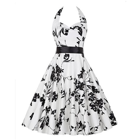 Buy Sexy Halter Strapless Retro Women Dresses Dot