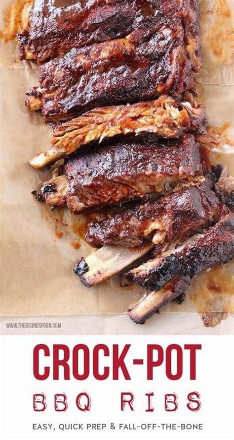 I will have to get the ingredients i need to make some this weekend. Easy Crock-Pot BBQ Ribs | Recipe | Rib recipes, Bbq ribs ...