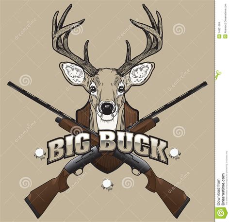 Deer Hunting Illustration Royalty Free Stock Images Image 14801669