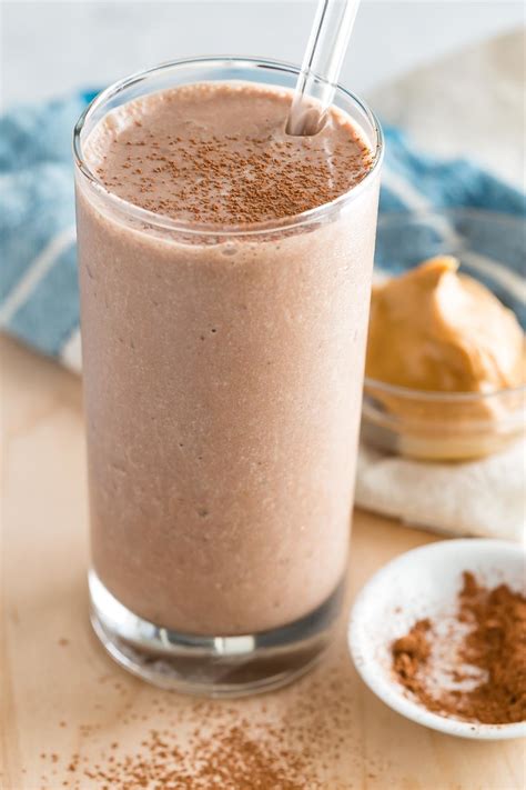 Chocolate Peanut Butter Smoothie Weelicious
