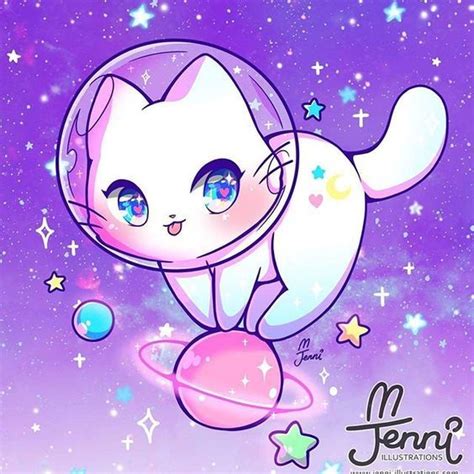 Kawaii Anime Cute Cat Wallpaper