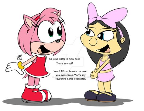 amy and amy fan art crossover by jaypricecartoons on deviantart