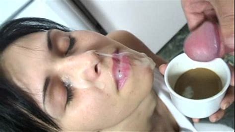 Cum In Drinks Facial And Coffee