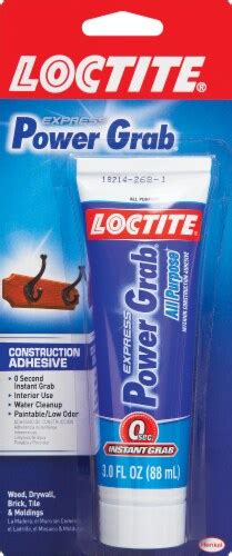 Loctite Express Power Grab All Purpose Construction Adhesive 3 Oz Kroger