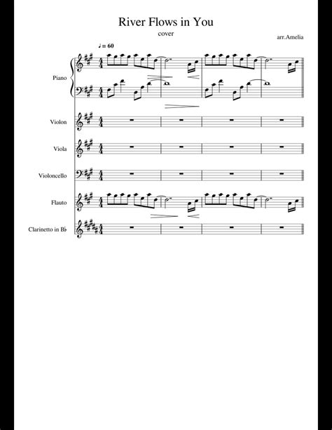 River flows in you (instrumental) «river flows in you sheet music» by yiruma, korean piano music composer, author of among other major piano pieces on this issue; River Flows in you sheet music for Piano, Violin, Flute, Clarinet download free in PDF or MIDI