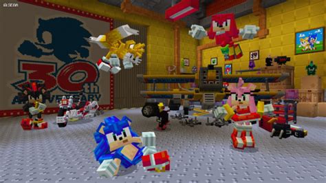 Minecrafts New Sonic The Hedgehog Dlc Celebrates Sonics 30th Year