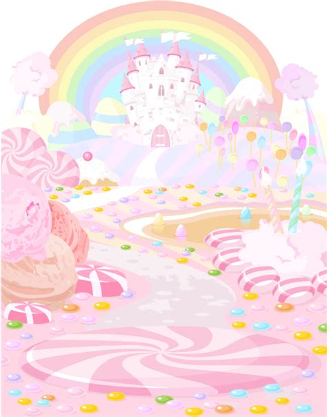 Castle Vector Candy Land Candyland Backdrop Design Clipart Large