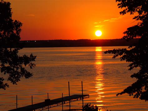 Sunset Alexandria Mn Lake Pictures Beach Images Beautiful Sunset