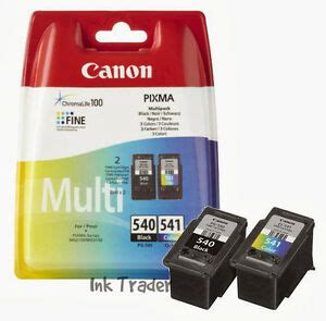 Vind de juiste inkt en het juiste papier voor jouw printer. Original Canon PG540 Black & CL541 Colour Ink Cartridges ...