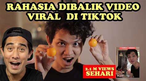 tutorial editing konten viral di tiktok 1 tambah 1 zach king indonesia youtube