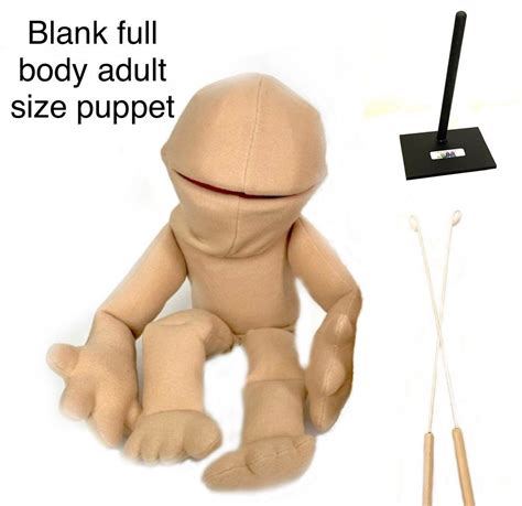 Smart Buys Blank Full Body Puppet With A Stand And Arm Rods Starting