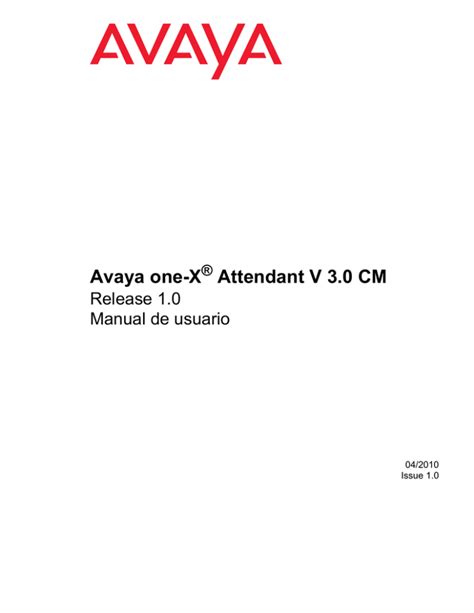 Avaya One X Attendant V 30 Cm