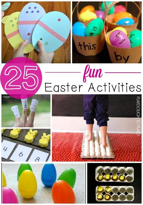 25 Fun Easter Learning Activities - Playdough To Plato