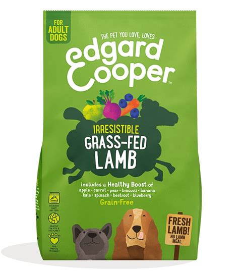Edgard Cooper Adult Fresh Grass Fed Lamb 700g Edgard And Cooper Dog