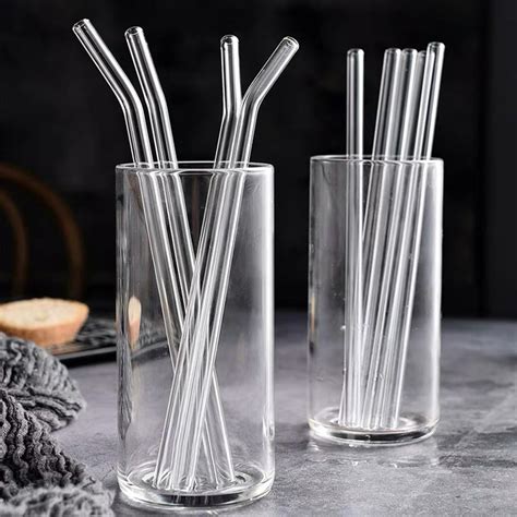 Windfall 5810pcs Reusable Tea Juice Water Glass Drinking Straw