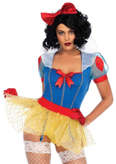 Leg Avenue Womens Sexy Snow White Princess Halloween Costume