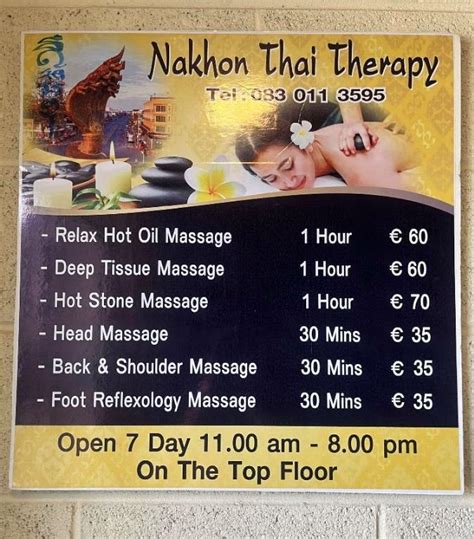 Nakhon Thai Therapy Patrick Street Cork