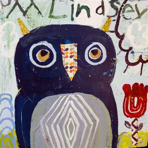 Misty Lindsey Whimsical Art Bird Art Primitive Folk Art