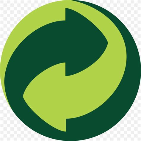 Green Dot Recycling Symbol Logo Label Png 945x945px Green Dot Grass