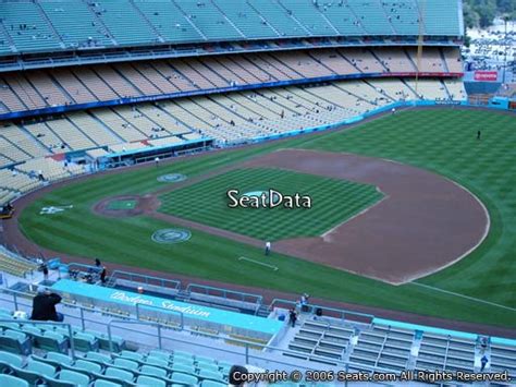 Seat View From Reserve Section 28 At Dodger Stadium Los Angeles Dodgers