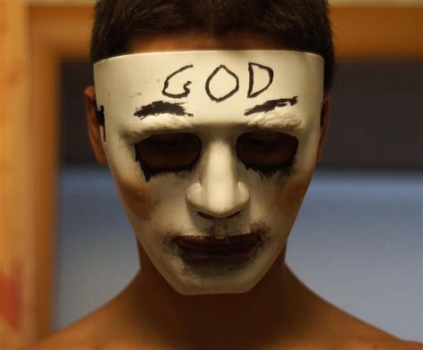 The Purge Film Mask Purge God Christ Christcross Mask Male Etsy