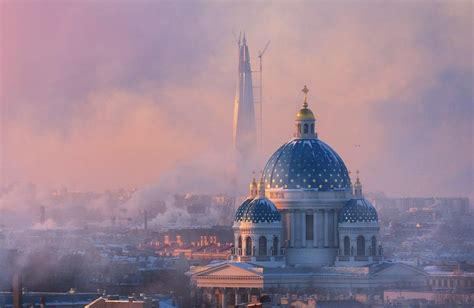 Petersburg properly, you should visit in winter. Saint Petersburg in the winter mist 2018 Russia. [1200x780 ...