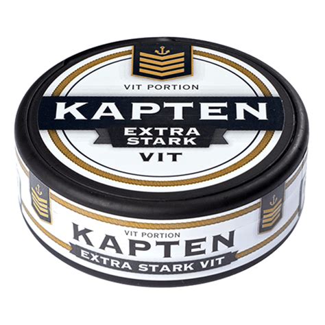 2 mg and 4 mg. Buy Kapten Extra Strong White Snus | 32.90€ / 10 tins