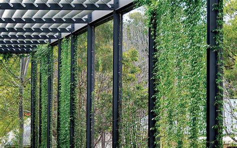 This will also help make the fence more solid and provide a good surface to attach the rails. Designing Green Facades and Trellises - Ronstan Tensile ...