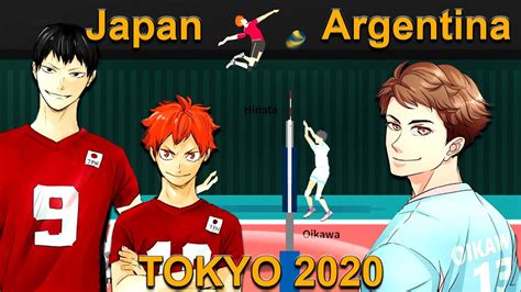 The Spike Japan Vs Argentina Hinata And Kageyama Vs Oikawa Tokyo