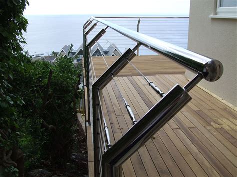 Choose with or without compartment to store firewood. Stainless Steel Terrace Balustrade Cable Railing Design ...