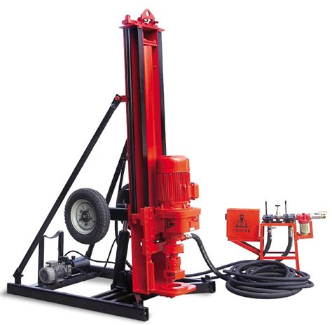 M Depth Small Portable Electric And Pneimatic Water Well Drilling Rig Dth Drilling Rig Kqd