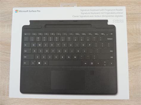 Microsoft Surface Pro X 8 Alcantara Keyboard Black Fingerp Comprare