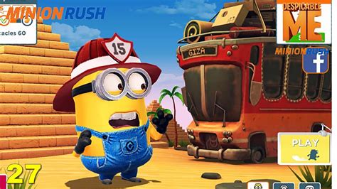 Despicable Me Minion Rush Firefighter Minion Minions Banana Pc Game