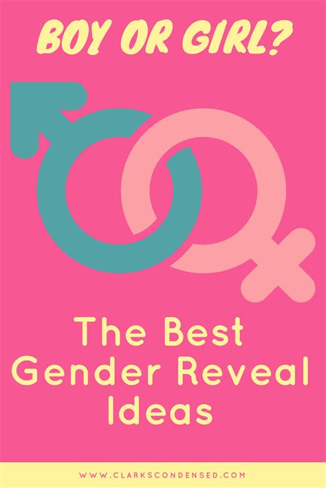 The Best Creative Gender Reveal Ideas
