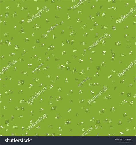 Grass Pattern Seamless Summer Background Vector Stock Vector Royalty Free 2175299909