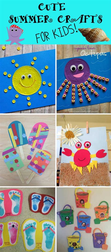 Cute Summer Crafts For Kids Diy Sweetheart