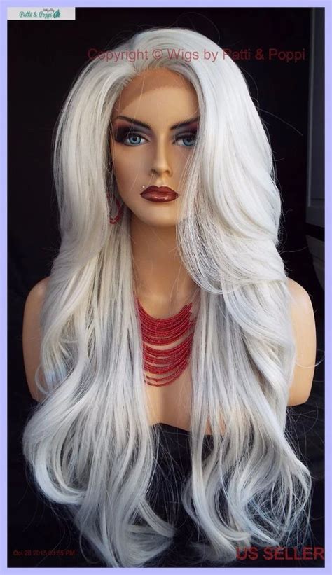 Gray Lace Frontal Wigs White Judge Wig Wigsshort Hair Styles Wig
