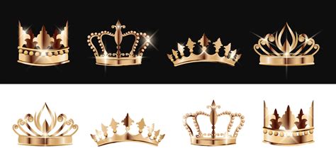 Royal King And Queen Crowns