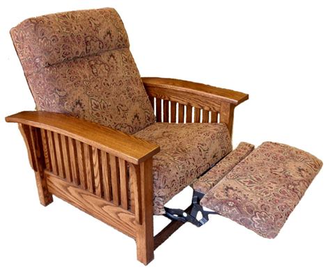 Mission Style Recliners In A Variety Of Stain And Fabric Options