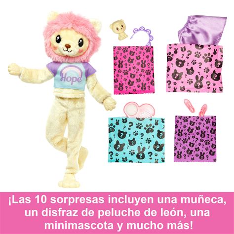 Muñeca Barbie Cutie Reveal De La Serie Cozy Cute Tees Con Disfraz De
