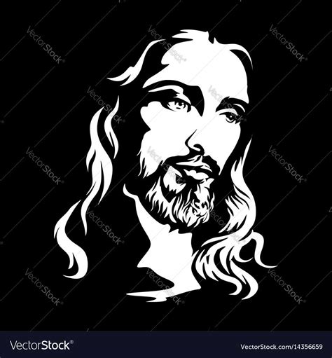 Face Jesus Vector Images Over 1700 Jesus Art Drawing Jesus